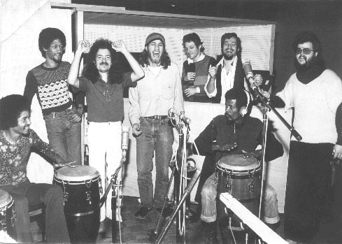 Head, Heart and Hands - standing: Roy Louis, Guillhermo Marchena, Larry Porter, Randy Langione, Bobby Stern, Dave King, seated: Elmer Louis, Raoul Burnet - Munich